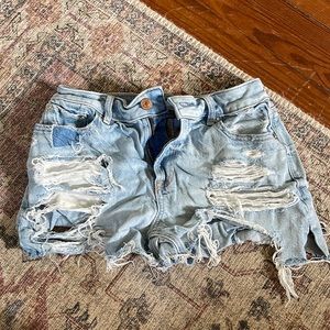 AE tomgirl high waisted shorts
